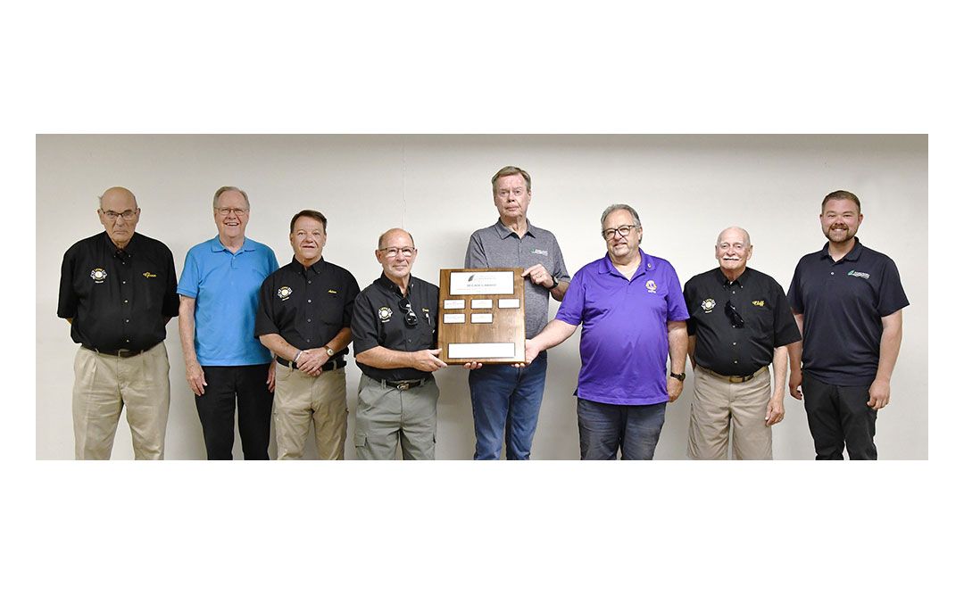 Presentation of ABCA 80th anniversary Decade Award to local community service groups.
